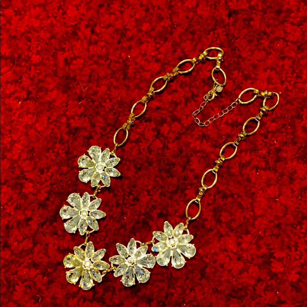 Statement necklace.